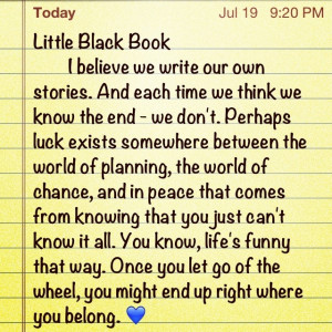 little black book Brittany Murphy life quote