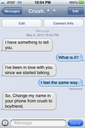 Texting Your Crush Quotes. QuotesGram