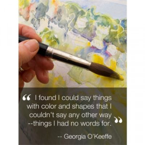 and great quote by Georgia O'keefe http://www.cullowheemountainarts ...