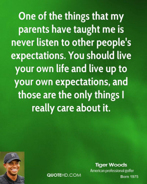 Tiger Woods Life Quotes