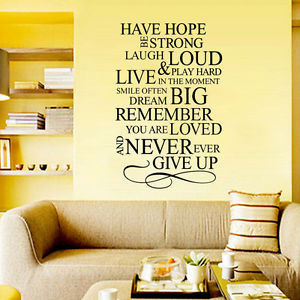 Have-Hope-Never-Give-Up-Removable-Wall-Quote-Sticker-Decals-Decor ...