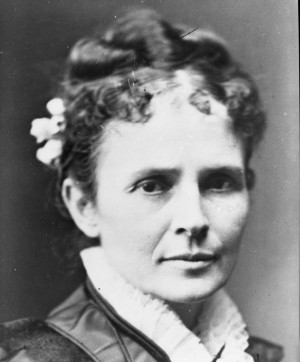 Lucretia Garfield, wife of James A. Garfield, photographed between ...
