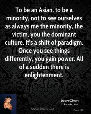 as always me the minority, the victim, you the dominant culture ...