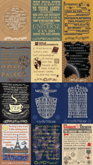 Doctor Who Quotes 570x1013 SR Geek Picks: Thor 2 as a Romcom, Best ...