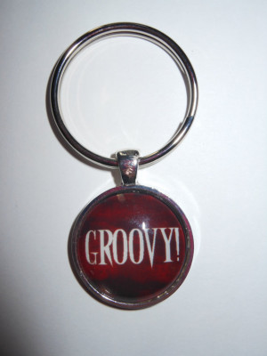 Groovy keychain - Army of Darkness inspired - Ash Williams, Bruce ...