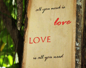... Quote Printed on Wood - Decorative, Inspirational Wood Plaque - Wood