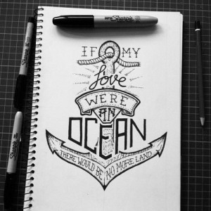Anchor drawing-pretty neat!: Tattoo Ideas, Drawings, Hands Drawn Types ...