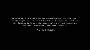 38.Quote From The Dark Knight