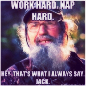 Uncle Si knows best