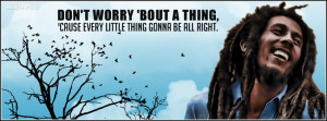 Bob Marley Lyrics Facebook Cover