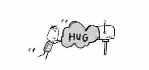 Happiness is, sending someone a massive hug.