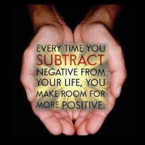 Get rid of negativity!
