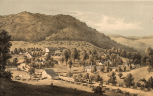 Hot Springs, Virginia. Edward Beyer, 1857.