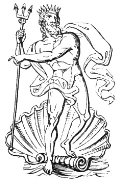 God Poseidon Tattoo Picture