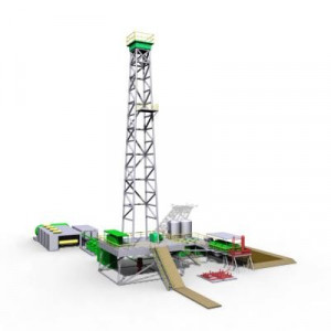 Pictures Of Oil Rigs On Land Land oil rig 3d model