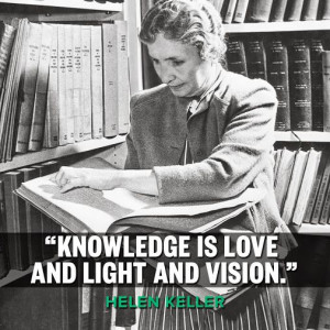 Helen Keller, author, political activist, lecturer, and the first ...