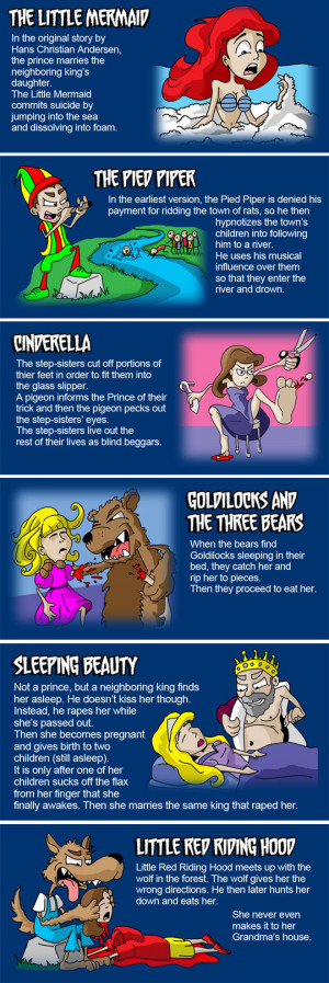 Original Fairy Tales endings…