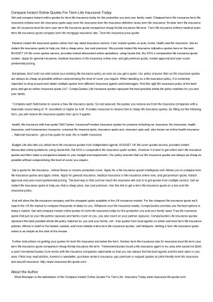 Colonial Penn Life Insurance Quotes. QuotesGram