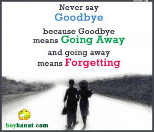 ... quotes funny | Goodbye Quotes and Goodbye Sayings – Boy Banat