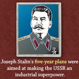 Reason for Joseph Stalin's five-year plans