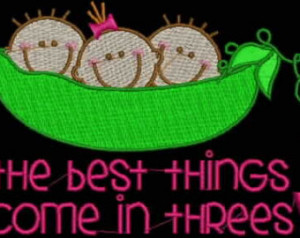 Personalized Triplets Twin s Baby Shower Daycare Preschool Newborn Mom ...