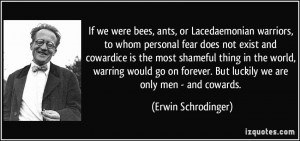 If we were bees, ants, or Lacedaemonian warriors, to whom personal ...
