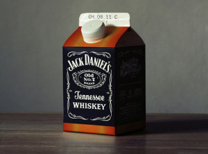 Jack Daniels in a Milk Carton