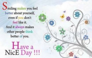 Smiling makes you feel better about yourself, even if you don’t feel ...