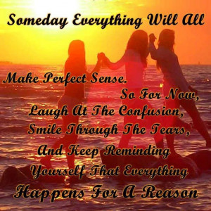 Everything will fall into place