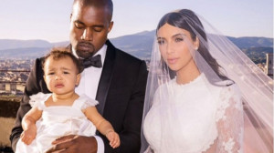 Kim Kardashian posted this wedding photo to her Instagram, June 11 ...