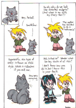 ... monthly comic, with chibi Meg, Ash, Puck, and Grim. What do you think
