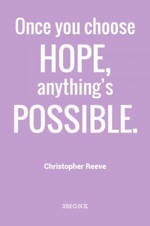 Christopher Reeve Quotes Poster