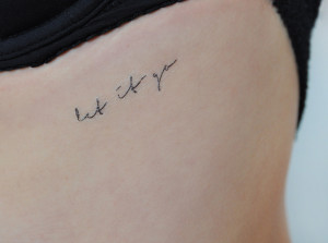 ... we have a quotes temporary tattoo set there are two quotes in each