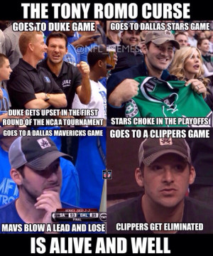 Tony Romo Curse Eliminates The Clippers Meme
