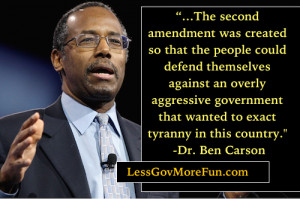 Number 10: “…The second amendment was created so that the people ...