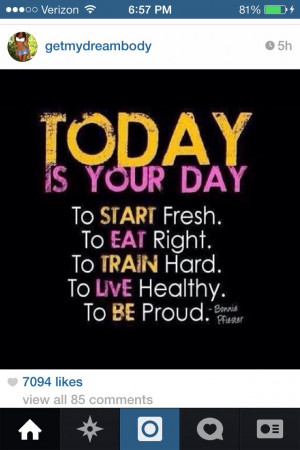 Just start today!