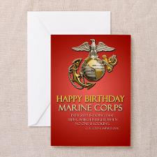 Pk 20) Happy Birthday Marine Corps Greeting Cards for
