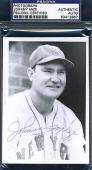 Johnny Mize Signed Picture Psa dna Certified Authentic