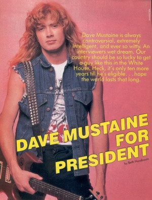 Dave Mustaine for President 2012