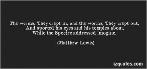 The Monk, Matthew G.Lewis Quote