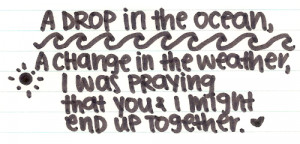 drop in the ocean lyrics