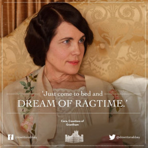 Just come to bed and dream of ragtime.