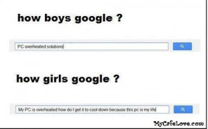 Difference between a girl and boy's google