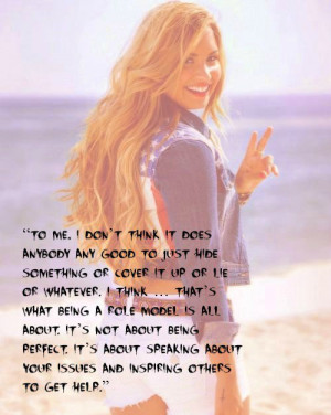 Demi lovato, quotes, sayings, role model