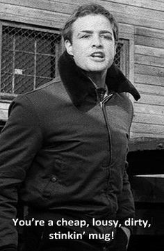 gif Marlon Brando in ‘On the Waterfront’, 1954.