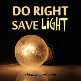 ... to save electricity! We all can do our part to reduce electricity use