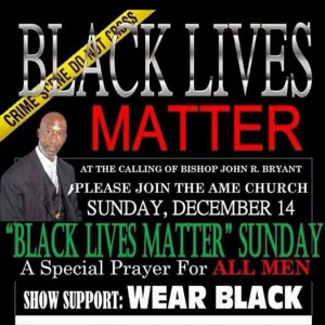 ... black to church. Wearing black is intended to send a message that