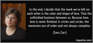 More Sara Zarr Quotes
