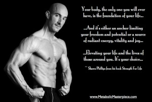 Motivational Fitness Quote from Shawn Phillips
