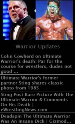 ultimate warrior wrestler